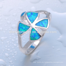 Brautschmuck Windmühle Diamant Ring Preis bule coole Opal Stein 925 Sterling Silber Schmuck